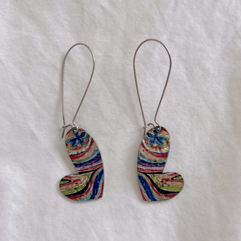 CUSTOM HEART EARRINGS